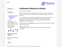 Tablet Screenshot of phoseon-support.com